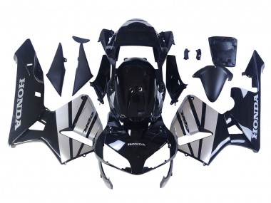 Descuento Carenados Moto Honda CBR600RR 2003-2004 - Plata Negro Brillante