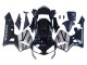Descuento Carenados Moto Honda CBR600RR 2003-2004 - Plata Negro Brillante