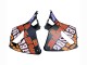 Descuento Carenados Moto Honda CBR600RR 2003-2004 - Negro Mate Naranja Repsol Rossi 46