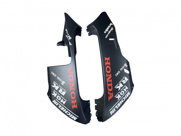 Descuento Carenados Moto Honda CBR600RR 2003-2004 - Negro Mate Naranja Repsol Rossi 46
