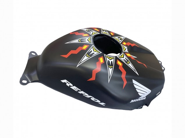 Descuento Carenados Moto Honda CBR600RR 2003-2004 - Negro Mate Naranja Repsol Rossi 46