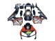 Descuento Carenados Moto Honda CBR600RR 2003-2004 - Negro Mate Naranja Repsol Rossi 46
