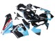 Descuento Carenados Moto Honda CBR600RR 2003-2004 - Azul Claro Rojo Negro Brillante Dunlop