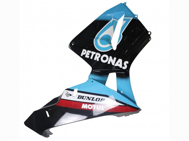Descuento Carenados Moto Honda CBR600RR 2003-2004 - Azul Claro Rojo Negro Brillante Dunlop