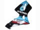 Descuento Carenados Moto Honda CBR600RR 2003-2004 - Azul Claro Rojo Negro Brillante Dunlop