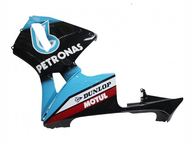 Descuento Carenados Moto Honda CBR600RR 2003-2004 - Azul Claro Rojo Negro Brillante Dunlop