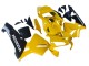 Descuento Carenados Moto Honda CBR600RR 2003-2004 - Amarillo Negro Brillante