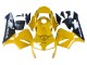 Descuento Carenados Moto Honda CBR600RR 2003-2004 - Amarillo Negro Brillante