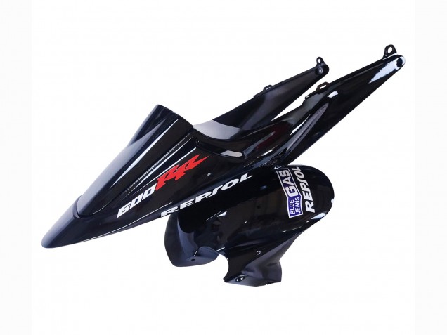 Descuento Carenados Moto Honda CBR600RR 2003-2004 - Negro Brillante Blanco Repsol