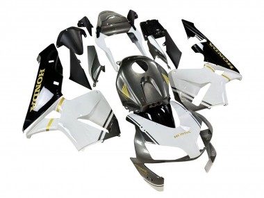 Descuento Carenados Moto Honda CBR600RR 2003-2004 - Blanco Amarillo Gris Negro