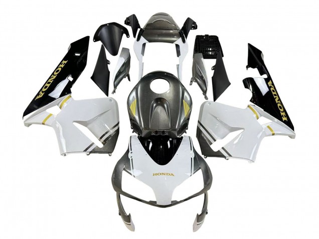 Descuento Carenados Moto Honda CBR600RR 2003-2004 - Blanco Amarillo Gris Negro