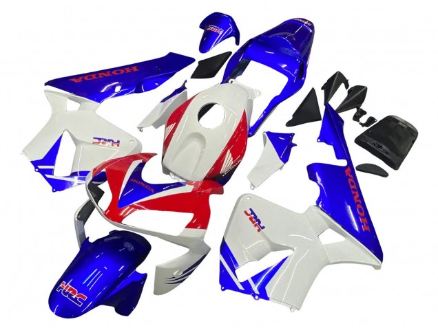 Descuento Carenados Moto Honda CBR600RR 2003-2004 - Blanco Azul Rojo HRC