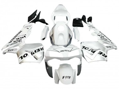 Descuento Carenados Moto Honda CBR600RR 2003-2004 - Blanco Plata Negro Repsol