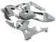 Descuento Carenados Moto Honda CBR600RR 2003-2004 - Plata Negro Repsol