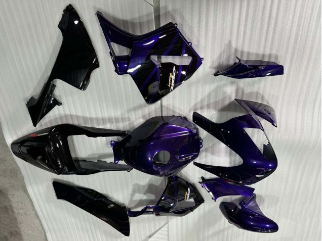 Descuento Carenados Moto Honda CBR600RR 2003-2004 - Azul Oscuro Negro Brillante