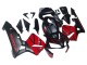 Descuento Carenados Moto Honda CBR600RR 2003-2004 - Rojo Negro Brillante Negro Mate