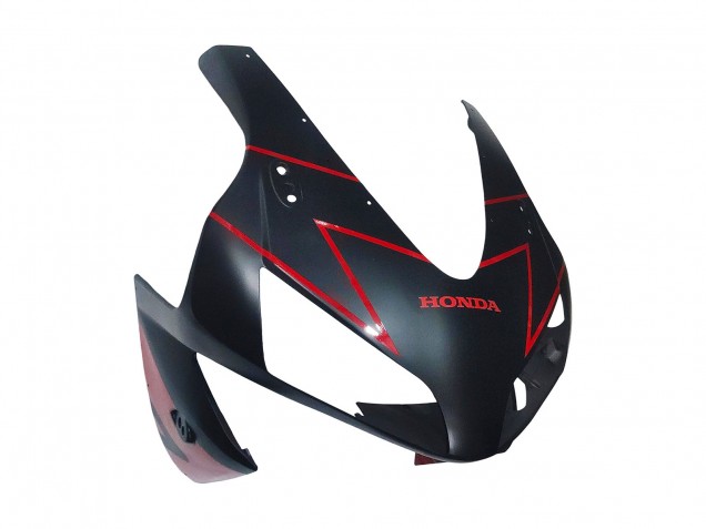 Descuento Carenados Moto Honda CBR600RR 2003-2004 - Rojo Negro Brillante Negro Mate