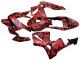 Descuento Carenados Moto Honda CBR600RR 2003-2004 - Negro Rojo Gris Camouflage