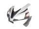 Descuento Carenados Moto Honda CBR600RR 2003-2004 - Blanco Negro Mate Carrera