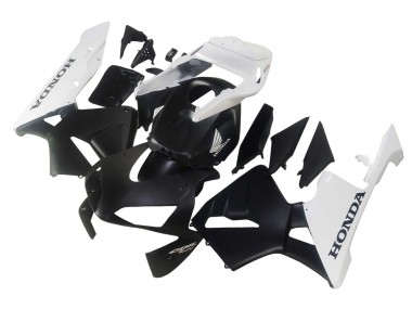 Descuento Carenados Moto Honda CBR600RR 2003-2004 - Blanco Negro Mate