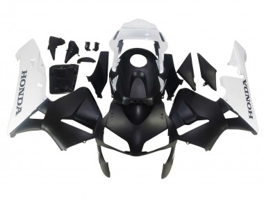 Descuento Carenados Moto Honda CBR600RR 2003-2004 - Blanco Negro Mate