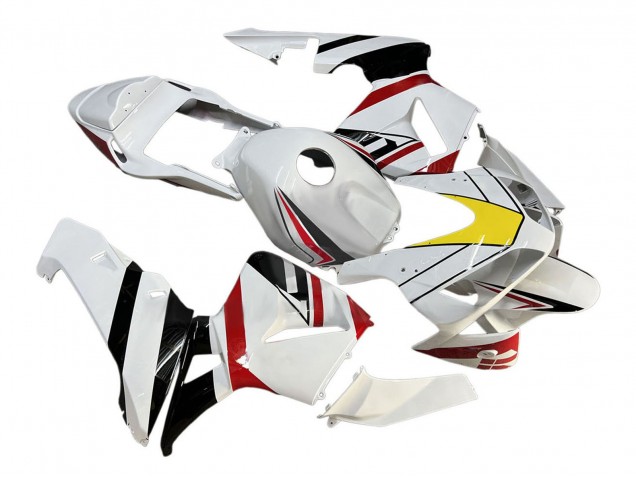 Descuento Carenados Moto Honda CBR600RR 2003-2004 - Blanco Rojo Amarillo Negro