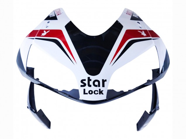 Descuento Carenados Moto Honda CBR600RR 2003-2004 - Blanco Rojo Negro Brillante DENSO Rimont