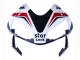 Descuento Carenados Moto Honda CBR600RR 2003-2004 - Blanco Rojo Negro Brillante DENSO Rimont