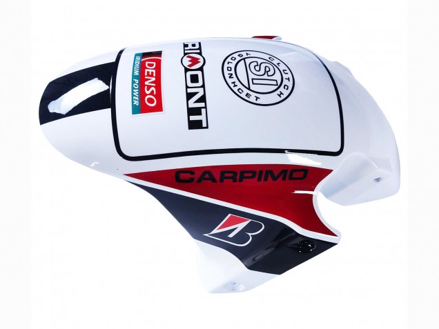 Descuento Carenados Moto Honda CBR600RR 2003-2004 - Blanco Rojo Negro Brillante DENSO Rimont