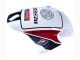 Descuento Carenados Moto Honda CBR600RR 2003-2004 - Blanco Rojo Negro Brillante DENSO Rimont