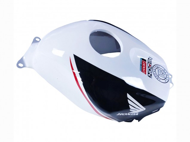 Descuento Carenados Moto Honda CBR600RR 2003-2004 - Blanco Rojo Negro Brillante DENSO Rimont