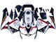 Descuento Carenados Moto Honda CBR600RR 2003-2004 - Blanco Rojo Negro Brillante DENSO Rimont