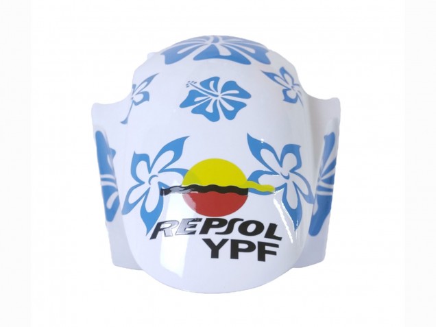 Descuento Carenados Moto Honda CBR600RR 2003-2004 - Blanco Azul Rojo Nastro Azzurro 46