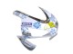 Descuento Carenados Moto Honda CBR600RR 2003-2004 - Blanco Azul Rojo Nastro Azzurro 46