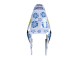 Descuento Carenados Moto Honda CBR600RR 2003-2004 - Blanco Azul Rojo Nastro Azzurro 46