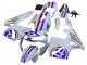 Descuento Carenados Moto Honda CBR600RR 2003-2004 - Blanco Rojo Azul
