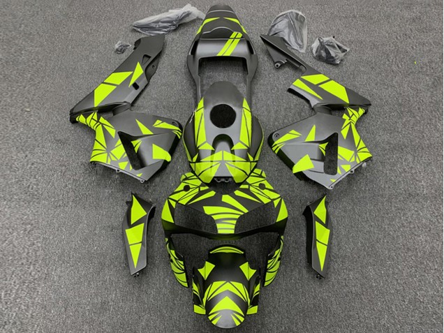 Descuento Carenados Moto Honda CBR600RR 2003-2004 - Amarillo Negro Mate