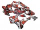 Descuento Carenados Moto Honda CBR600RR 2005-2006 - Negro Rojo Gris Camouflage