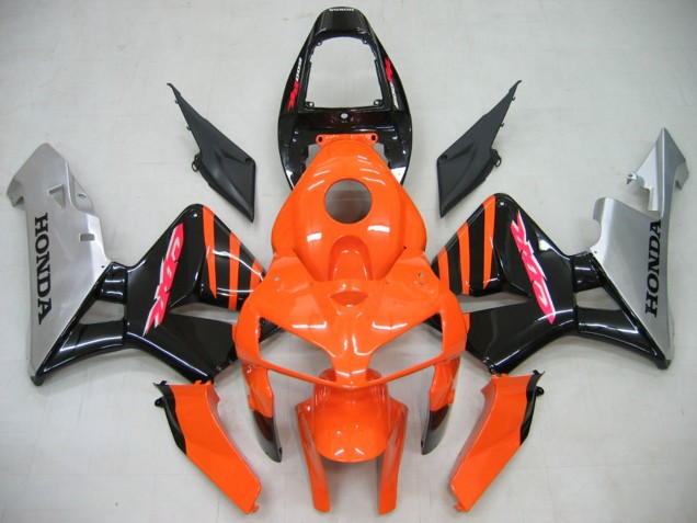 Descuento Carenados Moto Honda CBR600RR 2005-2006 - Naranja Negro Plata