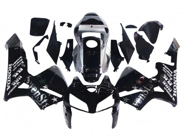 Descuento Carenados Moto Honda CBR600RR 2005-2006 - Negro Plata SevenStars