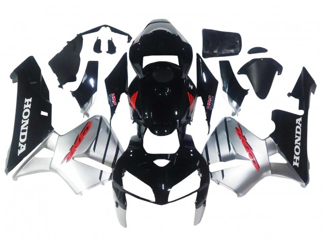 Descuento Carenados Moto Honda CBR600RR 2005-2006 - Plata Negro