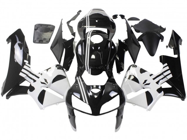 Descuento Carenado Moto Honda CBR600RR 2005-2006 - Negro Blanco