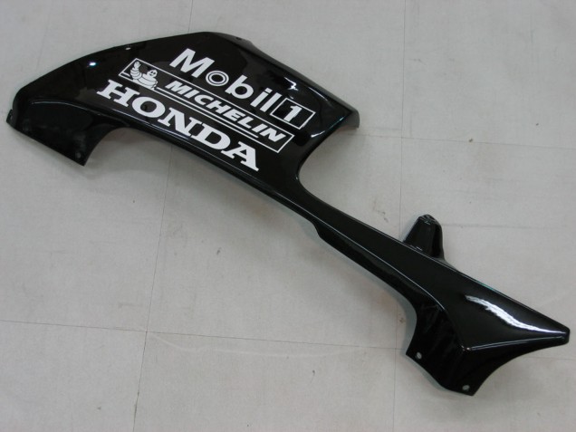 Descuento Carenados Moto Honda CBR600RR 2005-2006 - Negro Brillante Blanco West