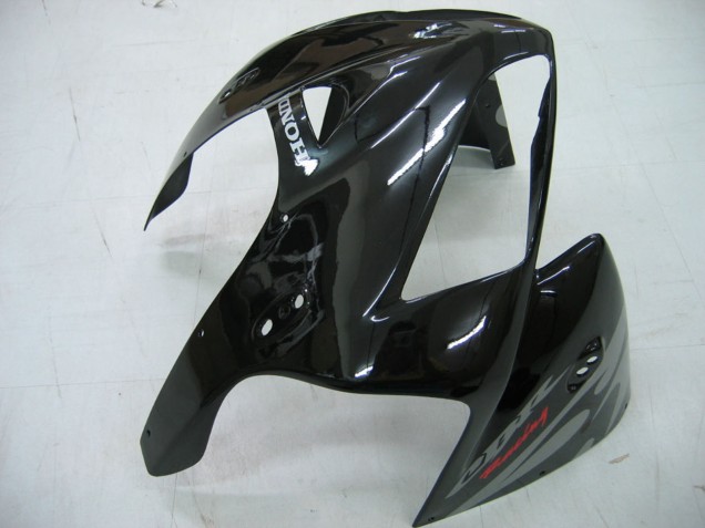 Descuento Carenados Moto Honda CBR600RR 2005-2006 - Negro Brillante Gris Llama