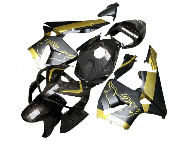 Descuento Carenados Moto Honda CBR600RR 2005-2006 - Negro Oro FibraCarbono