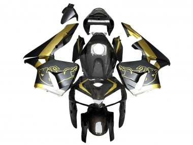 Descuento Carenados Moto Honda CBR600RR 2005-2006 - Negro Oro FibraCarbono