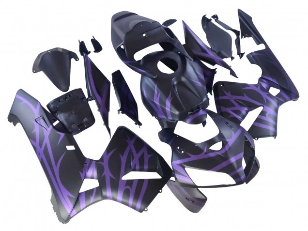 Descuento Carenados Moto Honda CBR600RR 2005-2006 - Negro Mate Púrpura