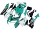 Descuento Carenados Moto Honda CBR600RR 2005-2006 - Verde Claro Blanco Negro Brillante Joe Rocket