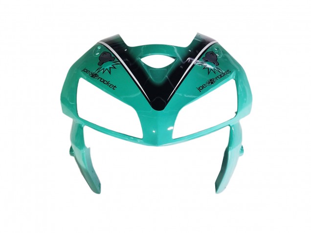 Descuento Carenados Moto Honda CBR600RR 2005-2006 - Verde Claro Blanco Negro Brillante Joe Rocket