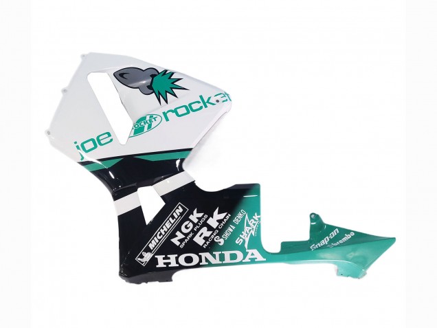 Descuento Carenados Moto Honda CBR600RR 2005-2006 - Verde Claro Blanco Negro Brillante Joe Rocket